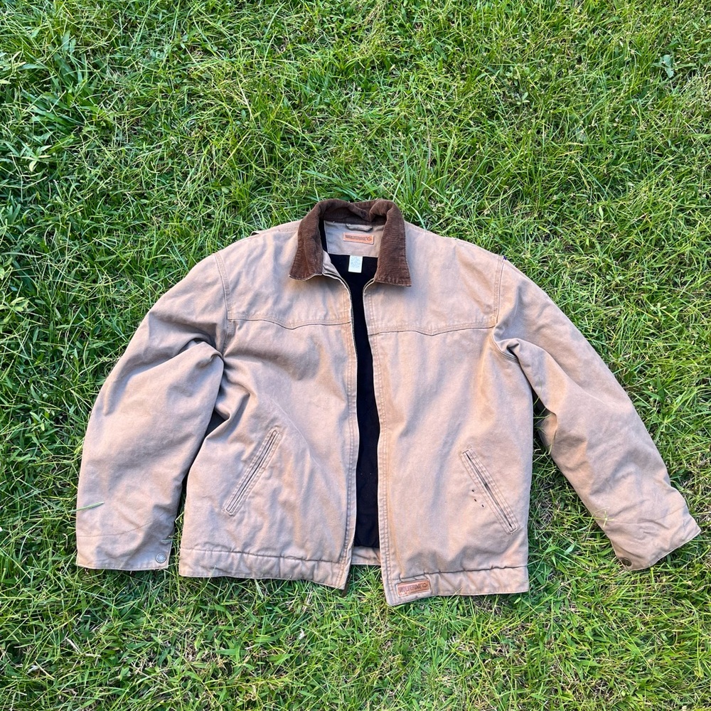 Wolverine tan jacket coat size XL carhartt type